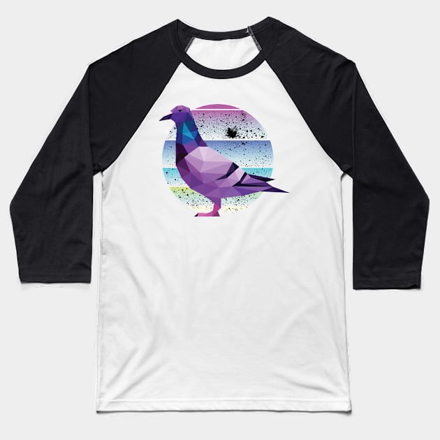 Pigeon Baseball T-Shirt by mutarek